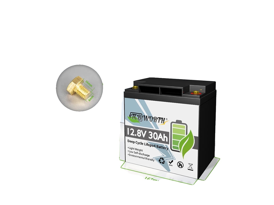 Bateria De Lítio Lifepo4, Capacidade De 30 Ah, Segura E Durável, Rosa Oem