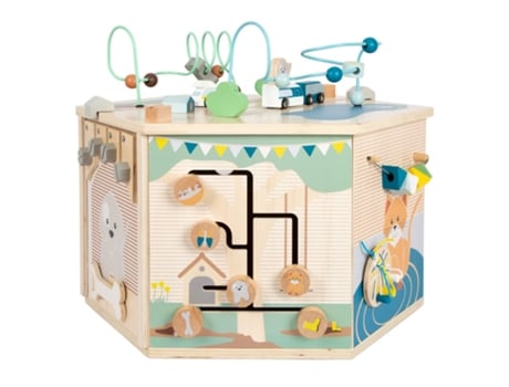 Jogo Educativo SMALL FOOT COMPANYXxl Pets Motor Activity Cube (Idade Mínima Recomendada: 1 ano)