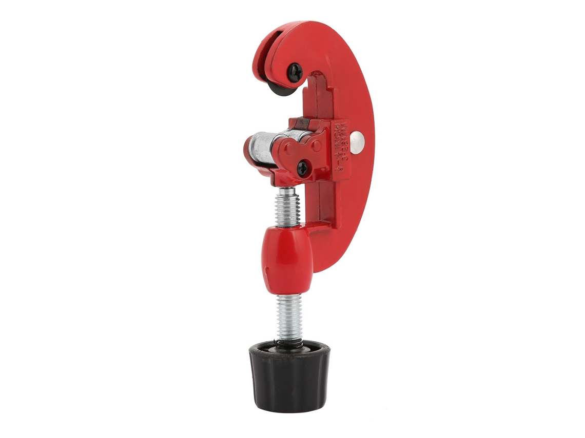 Cortador de tubos de aço portátil, ferramenta de corte para tubos de metal e cobre (vermelho)
