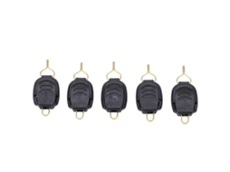 5 Parafusos de Linha de Pesca para Molinete Baitcasting Preto