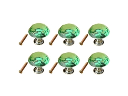 6 manípulos de cristal K9 40mm S/MARCA