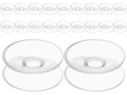 Ventosas Dupla Face De 30mm, 20 Unidades, Para Mesas, Protetores Transparentes Para Janelas E Espelhos, Ventosas