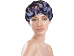 Touca De Banho Feminina, Reutilizável, Impermeável, Dupla Camada, Com Elástico, Ideal Para Cabelos Longos, Estampa De