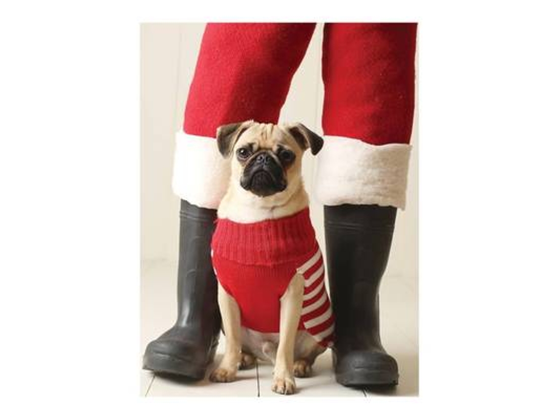 Livro Pug Elf Notecards de Galison (Inglês)