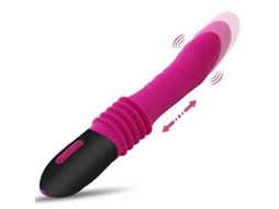 Vibrador De Massagem Telescpica Multifrequncia Para Mulheres (rosa Vermelha)