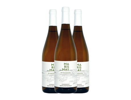 Vinho branco SANTA PETRONILA Marismas Chardonnay Vino de la Tierra de Cádiz (0.75 L - 3 Unidades)