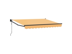 Vidaxl Toldo Retrátil Elétrico Areia 4,5 × 3 M
