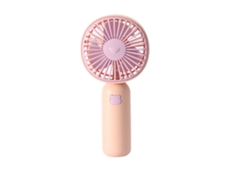 Um Pequeno Ventilador De Mão, Silencioso, Recarregável, Portátil E De Tamanho Mini.