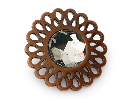 Cabo Zamak Crakovia Acabamento Bronze Distância 32 ZAVINNA