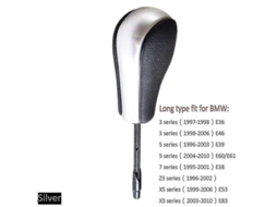 Botão de Marcha Automática com Alcantara para Bmw E39 E46 E53 E60 E61 E63 E64 E83 E81 E82 E87 E90 E91 E92 | S/MARCA