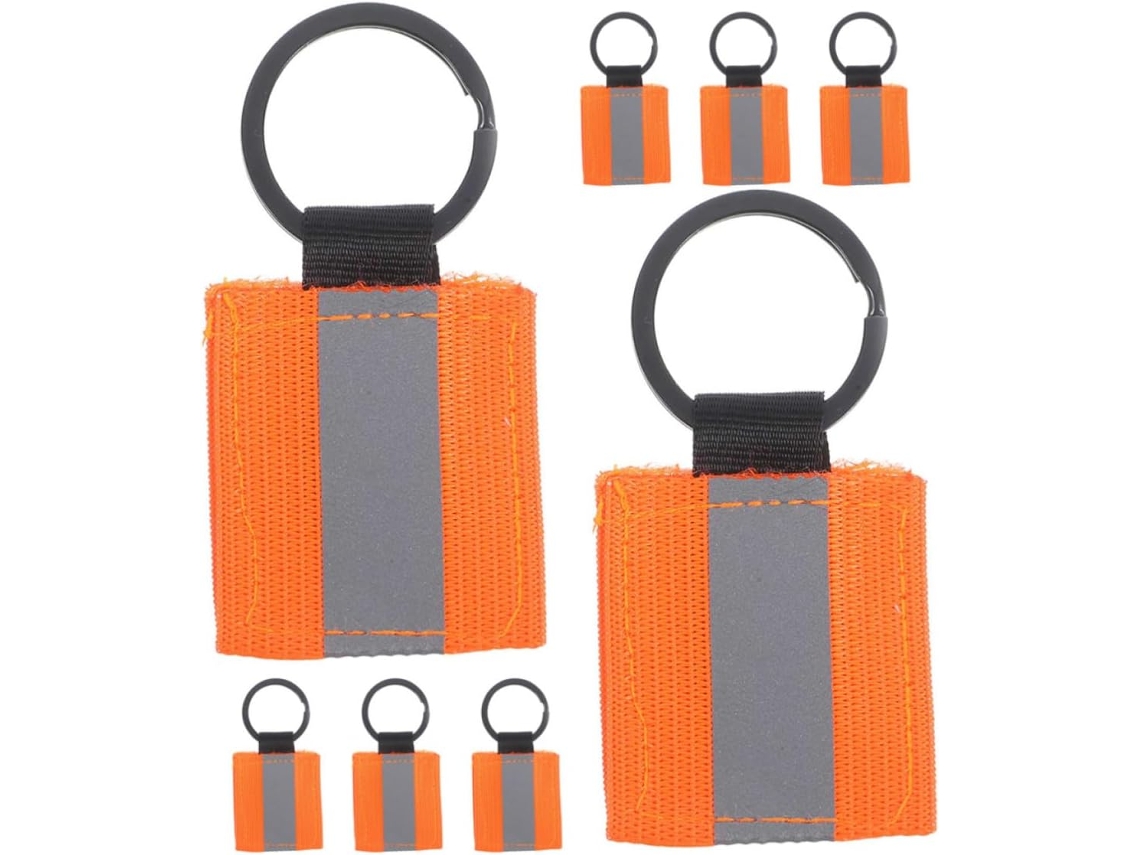 Conjunto Com 8 Chaveiros, Design Temático, Para Mochilas E Bolsas