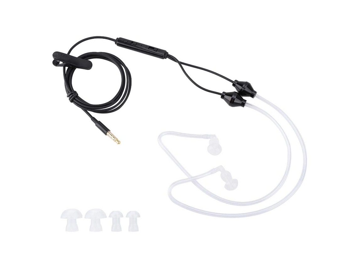 Fones De Ouvido Intra-auriculares Tubo Acústico De Ar Anti-radiação De 3*
