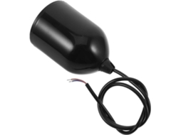 Abajur Cilíndrico Suspenso em Metal Preto Industrial para Luminária Vintage Diy, Compatível com SFUSHOS