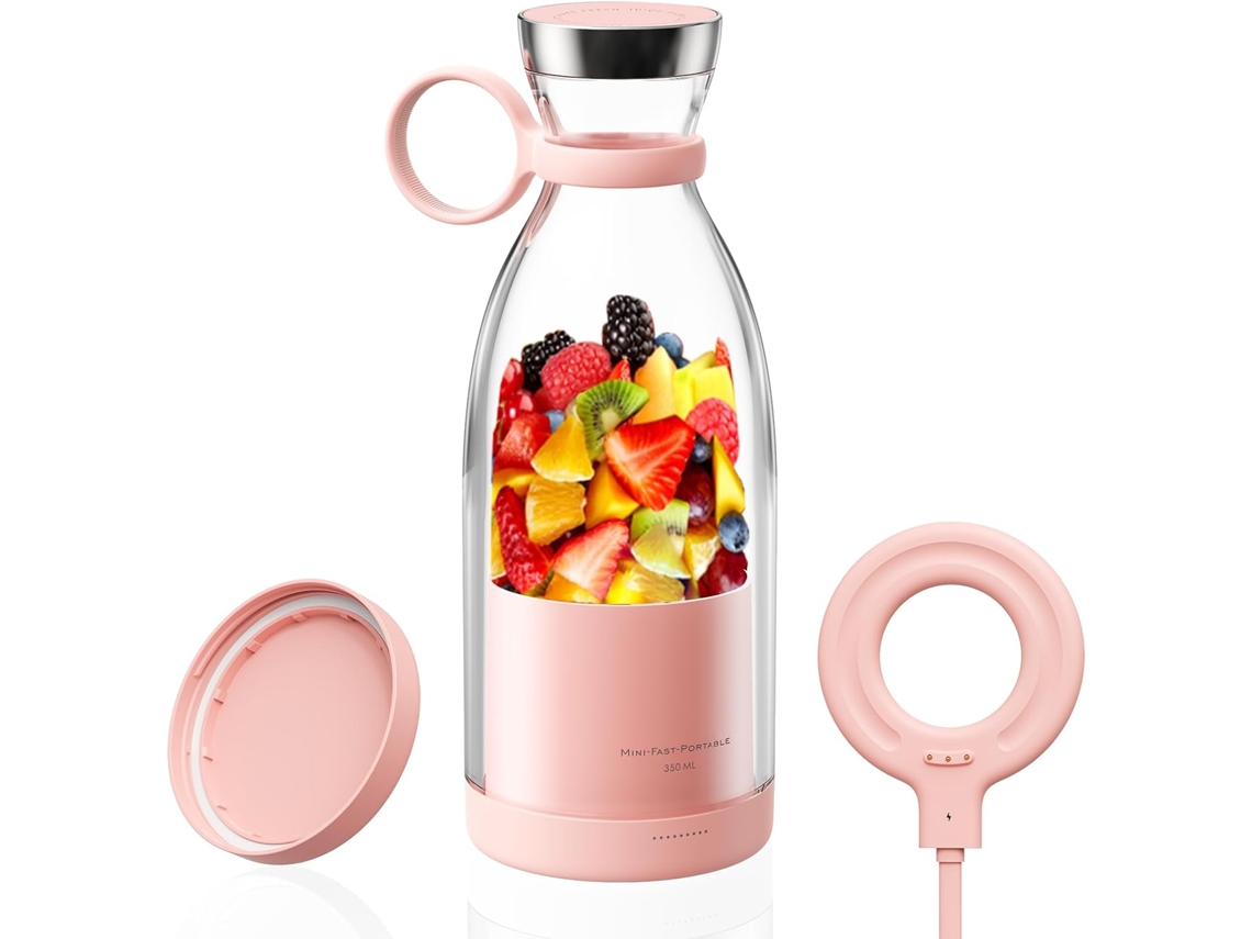 Liquidificador portátil YUYSAN, 500 ml, 300W, USB-C, preto