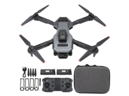 Drone Mali com três câmeras e controle remoto para evitar obstáculos, fotografia aérea em HD, quadricóptero dobrável com três baterias.