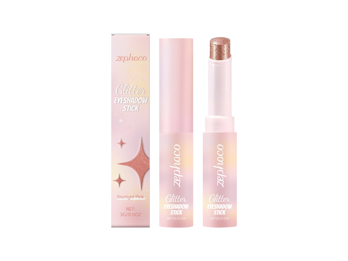 Pincel de Sombra Pink Starlight, Perfeito para Olhos com Brilho LAXISCREED