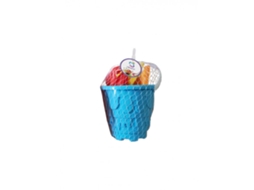 Conjunto Cubo De Praia Marbueno Com Acessórios 19x15 Cm
