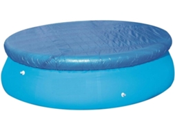Capa de Piscina Redonda Inoomp em Tecido Pe para Piscinas de Armação e Piscinas Infláveis, Proteção Contra Chuva, Fácil CHABERLU