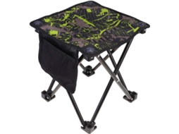 Banqueta Dobrável Portátil Para Camping, Cadeira Pequena, Apoio De Cabeça Para Camping, Caminhadas, Pesca, Churrasco, Praia E Viagens (verde).
