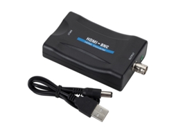 Adaptador Hdmi Bnc Conversor Hdmi Para Bnc Com Cabo Usb Suporte Ntsc/pal Áudio E Vídeo Full Hd 480i 576i