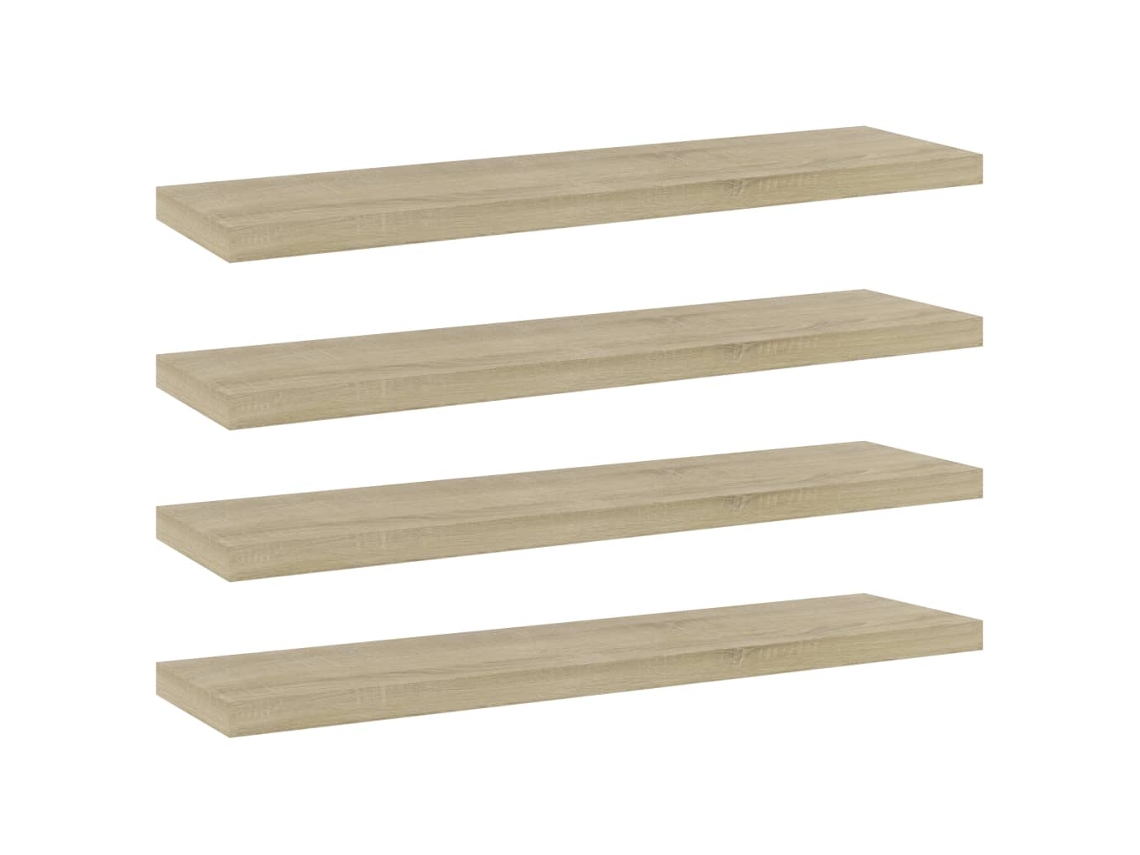 Bookshelf Board, Bookshelf Boards Vidaxl Marrom Madeira Processada (40 X 10 X 1.5 Cm)