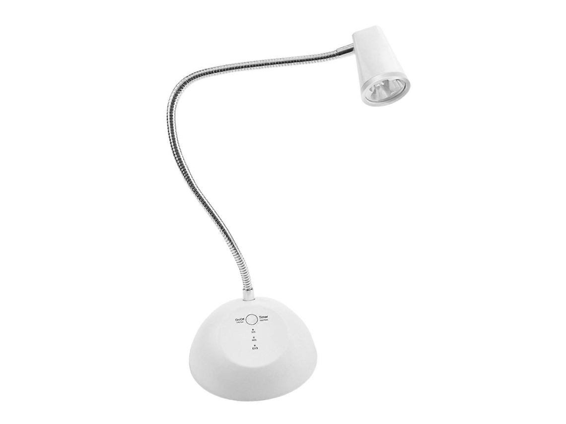 Lâmpada De Gel Para Unhas Com Pescoço De Ganso Usb De 18 W Para Manicure Profissional Branca Ly Ebike