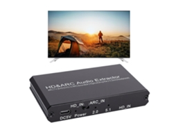 Extrator De Áudio Multimídia Hd Para Tv, Dvd E Home Theater