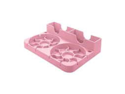 Suporte Para Garrafa De Água E Copo Em Silicone Rosa Com Design De Secagem Rápida Para Casa E Escritório.