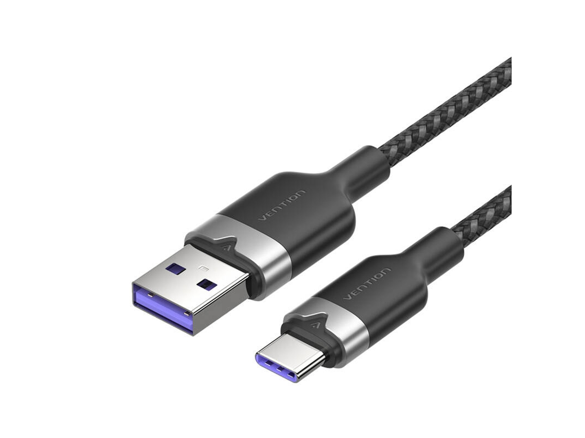 Cabo Vention Usb 2.0 A Para Usb C 6a Para Android 2m Carregamento Rápido