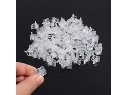 Pinzas De Injerto Transparentes, 100 Piezas De Plástico Seguro, Herramienta De Jardin Para Plantas Trepadeiras Y Vivero, Fácil De Usar