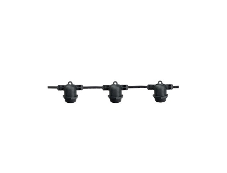 Kit De Guirlanda Decorativa Liboi 42m Com 40 Suportes Para Lâmpadas Ip65 Gsc