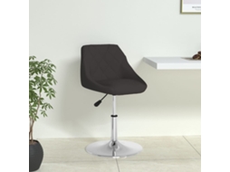Vidaxl Cadeira De Jantar Couro Artificial Preto