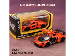 Miniatura de Carro em Liga Metálica, Escala 1/43, com Mecanismo de Fricção, Brinquedo Infantil. MDUG