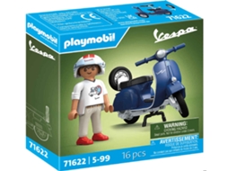 1969 Vespa 150 Sprint Veloce Azul - 71622 PLAYMOBIL (Idade Mínima Recomendada: 5 Anos)