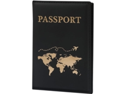Porta-passaporte Em Couro Com Vários Compartimentos, Carteira Fina E Portátil Para Passaporte, Ideal Para Viagens, Cartões De Visita E Crédito