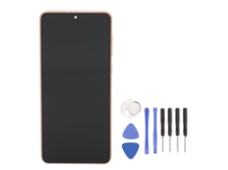 Aetheria tela Lcd com Moldura e Sensor de Impressão Digital para Samsung Galaxy A33 5g Dourado