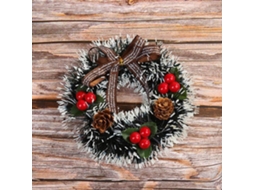 Guirlanda De Decoração De Porte D'entrée, Pin Artificiel, Usada Para Decoração De Festa, Com Arcos, Cloches,