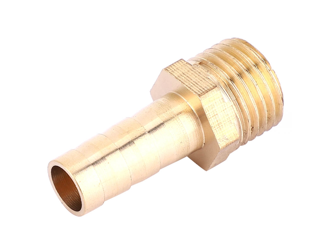 Conector Macho Bsp De Latão 5pcs 8mm 1/4"
