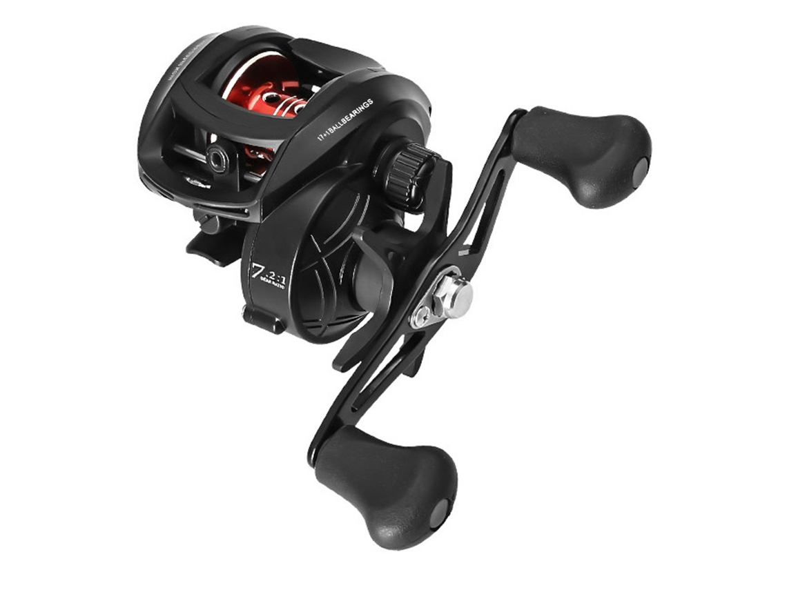 Molinete Baitcasting 17+1 Rolamentos Velocidade 7.2:1