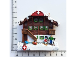 Relógio de Cuco de Natal Artesanal com Pintura para Decoração e Souvenir de Viagem Alemanha, Áustria, Suíça LAXISCREED