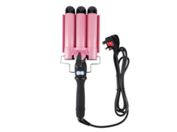 2026 plancha de Rizo de Cerámica com 3 Cilindros e Tela Digital 220v 28mm Ferramenta de Penteado Uk