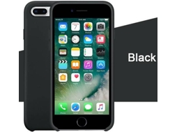 Capa iPhone 6, 6s Silicone Líquido Preto