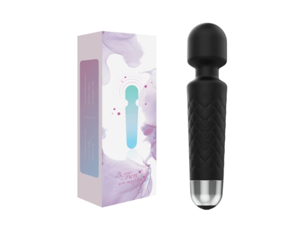 Massageador Pessoal Recarregável Para Mulheres -20 Padrões E 8 Velocidades -ponto Gvibrador Clitóris Preto Yunzii