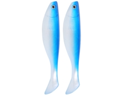Isca Artificial Soft Lures Azul 2 Unidades