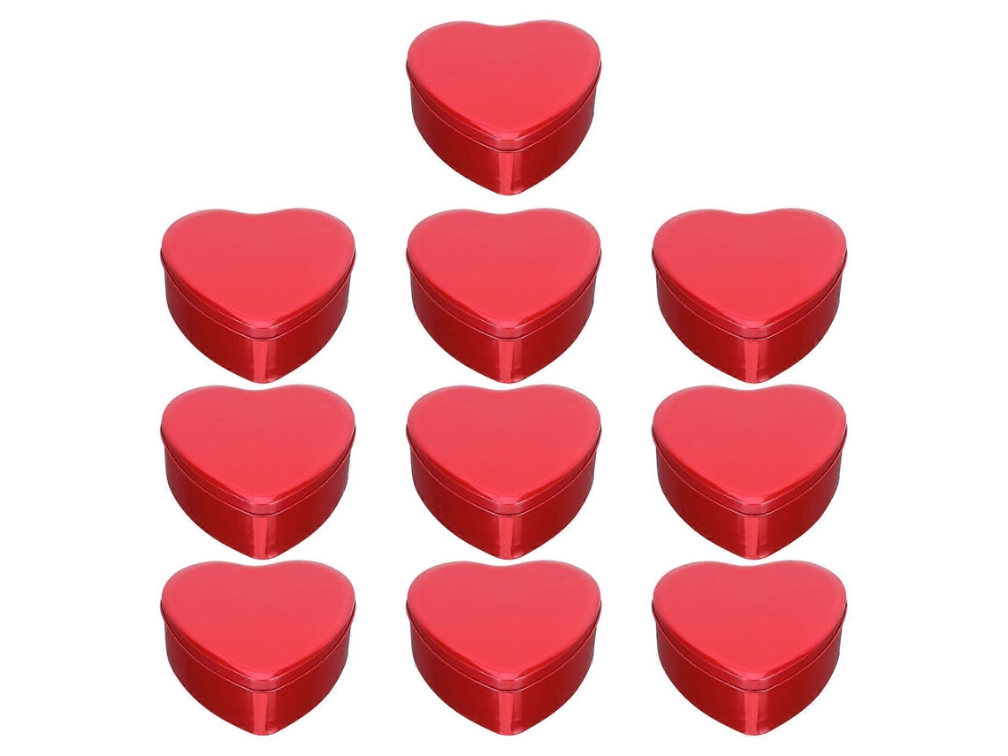 Conjunto De 10 Caixas De Presente Para Doces Em Formato De Coração, Ideais Para Festas De Natal, Para Embrulhar Chocolates E Para Casamentos. Hengjian
