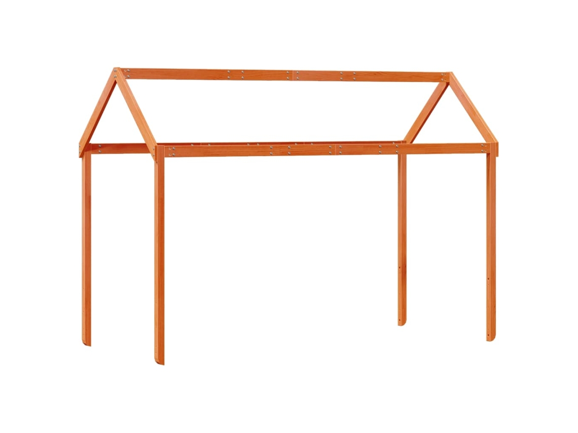 Kid's Bed Roof, Kid's Bed Roofs Vidaxl Marrom Madeira De Pinho (217 X 95.5 X 159 Cm)