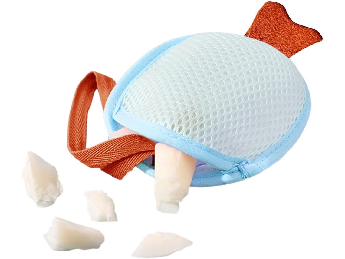 Bolsa Fina Sabonete com Cordão para Esfoliante Corporal