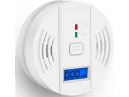 Detector De Monóxido De Carbono Com Indicador Led E Botão De Silenciamento(pilhas Aa Não Incluídas)