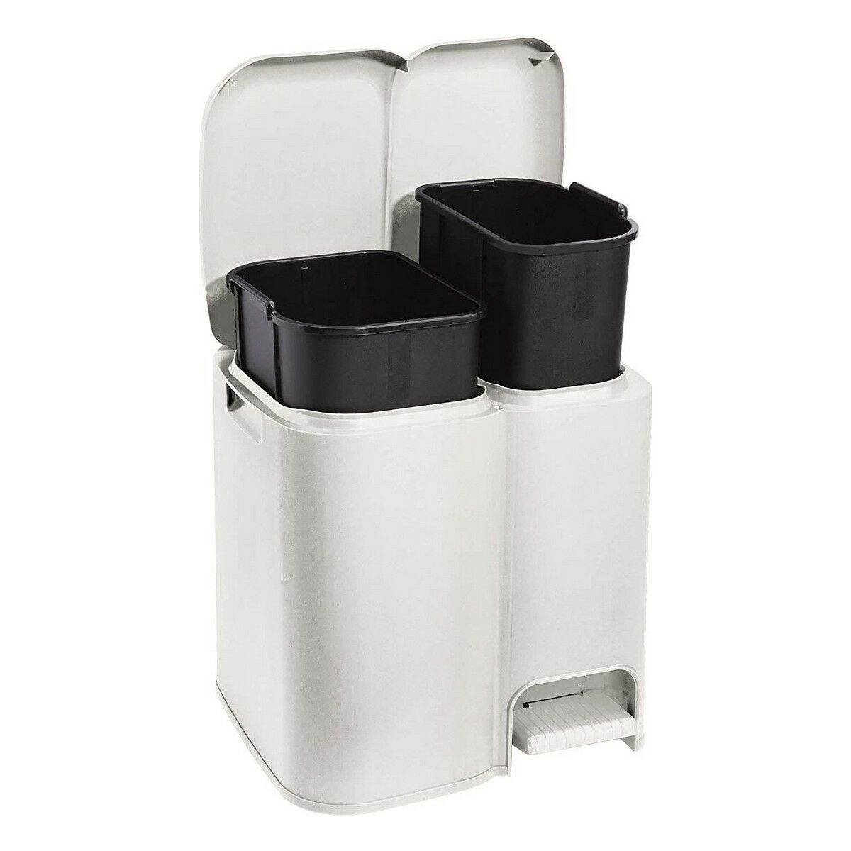 Caixote do lixo de reciclagem duplo Recycle Emuca 8199423 - Comprar -  Habitium®
