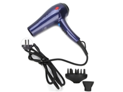 2026-secador De Cabelo De Potência Forte 4 Velocidades Ajustáveis ​​ferramentas De Penteado Doméstico Azul Plug Us 110v